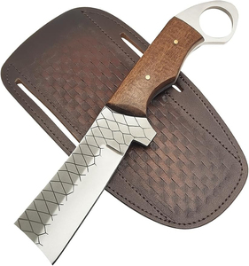 Blade Utility Knife Sharp Carbon Steel <b>Edge</b> Durable Handle Premium Outdoor Carbon Steel Bull <b>Cutter</b> Knife Handcrafted Fixed - Product Image 1