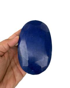 Zafiro Azul Calentado de Calidad AAA, Corte Esmeralda, Cabujón Facetado, Gema de Zafiro Suelta para Anillos, Colgantes y Joyería Personalizada al por Mayor - Product Image 3