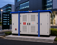 Transformateur compact intelligent 800 kVA à bain d'huile 20 kV 400 V à bobinage en cuivre avec boîtier de type caisson