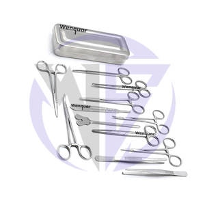 Ensemble d'instruments chirurgicaux professionnels de 13 pièces Wenquar, vente chaude, outils en acier inoxydable pour les cliniques et les hôpitaux - Product Image 2
