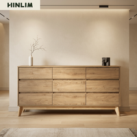 Aparador Moderno de Madera Estilo Escandinavo, Mueble de Almacenamiento con Patas de Roble Malayo, Decoración para Comedor y Hogar, Modelo Nuhoom 345050