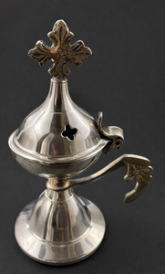 Quemador de Incienso de Latón Hecho a Mano, Censero de Iglesia de Latón Pulido Brillante, Thurible Religioso de Metal, Soporte para Incienso, Proveedor Mayorista - Product Image 2