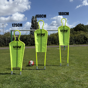 Maniquí Plegable para Tiros Libres de Fútbol, Altura Ajustable, Equipo de Entrenamiento para Defensores de Fútbol - Product Image 3