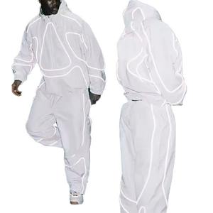 Pantalon de survêtement coupe-vent en nylon léger et détachable avec fermeture éclair, nouvelle conception 2026, survêtement réfléchissant pour homme - Product Image 3