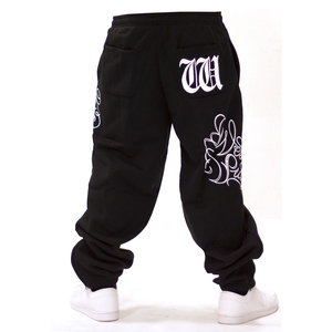 Casual Style 100% Polyester Micro Fibre <b>Trousers</b> <b>Black</b> Gray Plus Size Lightweight Drawstring Flat Mid High Quality <b>Plain</b> Dyed - Product Image 4