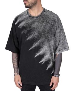 Private Label <b>Men's</b> T-Shirt Manufacturer 100% Cotton Oversized Short Sleeve Vintage Eco-Friendly Drop Shoulder Custom Printing - Product Image 1