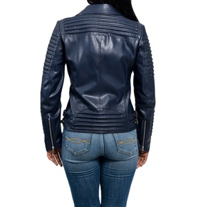 Fashionable Stylish <b>Leather</b> <b>Jacket</b> For Women OEM Service Wholesale High Quality Custom Design Outdoor Winter Wear <b>Leather</b> <b>Jacket</b> - Product Image 2