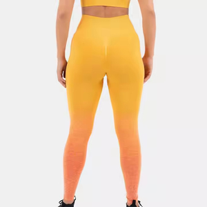 Leggings de Yoga Personalizados para Mujer, Cintura Alta, 100% Algodón, con Bolsillos, Control de Abdomen y Decoración de Malla - Product Image 2