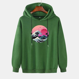 Sudaderas con Capucha para Hombre de Primera Calidad, Elegantes, Cómodas y Cálidas para el Invierno, con Estampado Gráfico, Estilo Moderno, Mezcla de Algodón Básico - Product Image 1