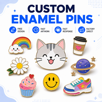 Épinglette personnalisée en alliage de zinc 3D, émail doux, polissage, plaqué or, souvenir, pour événement d'entreprise, cadeau promotionnel décoratif
