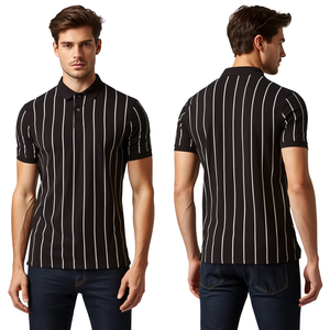 Chemise Homme Unie à Manches Courtes en Tricot Coupe Décontractée Longueur Standard Boutonnée en Polyester Respirant Séchage Rapide OEM - Product Image 2