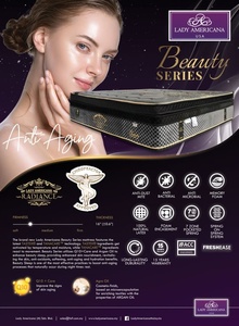 16 inch cao cấp vua nữ hoàng cao su Bộ nhớ bọt nệm cho Tencel vải túi mùa xuân lợi ích sức khỏe cho thoải mái cho phòng ngủ - Product Image 2