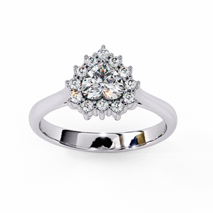 Anillo de Compromiso Clásico con Diamante Cultivado en Laboratorio de 0.5 Quilates, Corte Corazón, Oro de 10k, 14k, 18k, Certificado IGI, Diamante VS DEF para Aniversario o Boda - Product Image 3