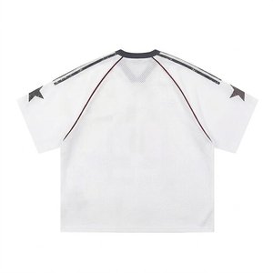 Camisetas de Hombre al por Mayor, Lisas o Estampadas, 100% Algodón, Tejido de Malla de Alta Calidad, Manga Corta, Holgadas, Transpirables, con Hombros Caídos - Product Image 5