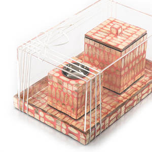 Ensemble de produits haut de gamme fabriqué au Vietnam, boîte avec brûleur de perles, plateau en acrylique - Product Image 4