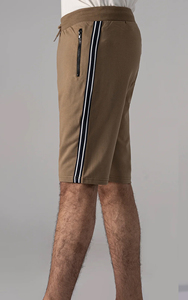 Shorts de plage tricotés tendance pour hommes, imprimé camouflage, taille élastique, décontractés, pour l'été, style numérique. - Product Image 4