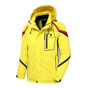 Veste de ski d'hiver pour homme, durable et offrant une protection optimale, avec des zones de rangement fonctionnelles, une capuche réglable et une protection anti-neige. - Product Image 1