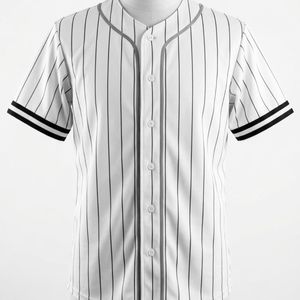 เสื้อเบสบอลแขนสั้นสไตล์สปอร์ตสำหรับผู้ชาย - Product Image 1
