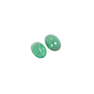 Pierre précieuse naturelle en émeraude de forme ovale, 8x6 mm, 0,80 carat, pour la fabrication de bijoux - Product Image 2
