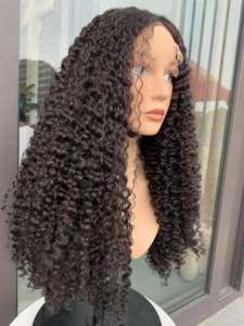 Machine trame gros cuticule aligné Remy cheveux humains DHL UPS FedEx livraison cheveux bouclés quantité - Product Image 4