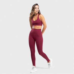 Conjunto de Yoga de 2 Piezas para Mujer, Transpirable, Cómodo, de Alta Elasticidad, con Logotipo Personalizado en la Parte Delantera, Sin Costuras, 2026 - Product Image 1