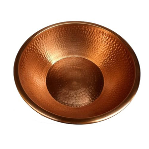 Cuenco de baño de cobre hecho a mano, auténtico cuenco de baño de cobre y cuenco para hammam, cuencos para hammam, cuenco de cobre para pedicura - Product Image 4