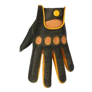 Gants de conduite en cuir marron pour homme, unisexe, doublure polaire, extensibles, compatibles écran tactile, personnalisables, résistants aux éclaboussures de métal fondu - Product Image 5