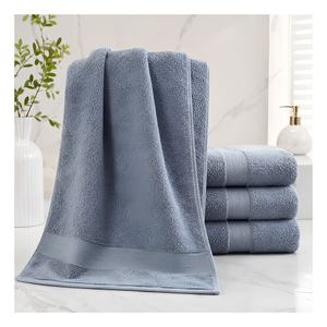Serviette de bain en coton de luxe, très absorbante, douce et durable, pour hôtels, centres de villégiature et usage domestique quotidien - Product Image 4