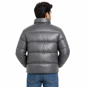 Chaqueta Acolchada Personalizada para Hombre, Chaqueta de Invierno Ligera y Aislante, Cortavientos, con Cierre Completo, Ropa Exterior Cálida, Fabricante de Chaquetas para Hombre OEM - Product Image 3