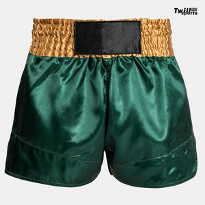 Venta al por mayor Muay Thai Boxing Shorts Kickboxing Fight Tiger Mau Thai Shorts Custom Transpirable Boxeo Trunks Hombre Mujer Mma Shorts - Product Image 2