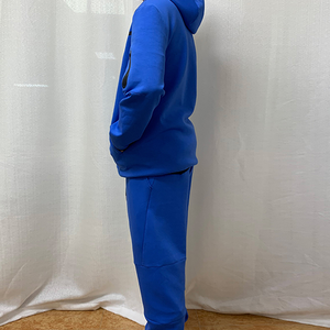 Conjunto Deportivo de Felpa de Algodón de Primera Calidad, Sudadera con Capucha y Cierre Completo, Pantalones Deportivos, Conjunto Informal - Product Image 4