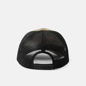 Unisex 5-Panel Trucker <b>Hat</b> Mesh Fabric Contrast Color Adjustable Fit Casual Spring Summer Adult Cap - Product Image 4