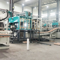Machine entièrement automatique de fabrication de barquettes à œufs en papier recyclé pour élevages avicoles, moule 30 alvéoles