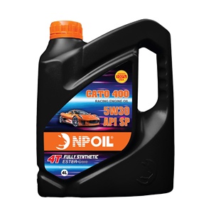 Aceite de motor para coche NPOIL CATO 400 TURBO 5W30 4L 5L 6L Aceite de motor sintético de alta calidad premium Vietnam - Product Image 1