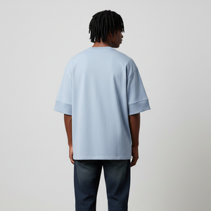 เสื้อยืดโอเวอร์ไซส์พรีเมียมคุณภาพสูง ผ้าเจอร์ซีย์คอตตอน 100% คอกลม ราคาประหยัด เนื้อผ้าเบาสบาย สไตล์วินเทจ ล้างสีแบบแอซิดวอช - Product Image 2