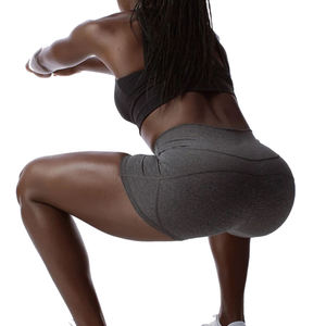 Shorts de sport respirants taille haute à compression pour femme, pour la course, le cyclisme, le yoga et la gym, style biker, effet galbant - Product Image 3