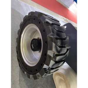 Roue à pneu plein pour nacelle élévatrice 385/65-24 avec jantes, pneu pour engin de construction 36x14-20 33x12-20 250-15 - Product Image 3
