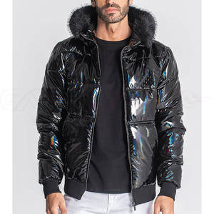 Chaqueta Acolchada Cortavientos para Hombre, Abrigo de Invierno Impermeable, Transpirable, Tejido Cálido y Resistente, Chaqueta Casual para Exteriores - Product Image 1
