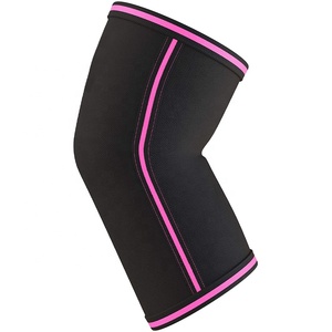 Manchon de coude de fitness en gros pour le levage de puissance Manchon de coude en néoprène de 5mm Support de coude de compression pour l'haltérophilie - Product Image 5