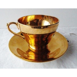 Luxury Handmade Hammered Copper Tea <b>Mug</b> and Saucer <b>Set</b> Golden Coffee Cup for Premium Kitchen Cafe Serving - Product Image 5