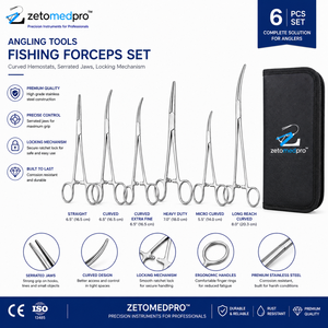 Pince de pêche en acier inoxydable pour retirer les hameçons, 5 pouces, pour la pêche sous-marine Zetomed Pro, facile à utiliser - Product Image 5