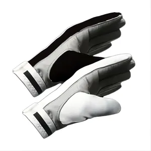 Gants de sport personnalisés avec logo, respirants, extensibles, en cuir véritable, à doigts complets, antidérapants, pour la course - Product Image 1