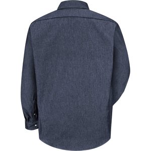 Chemise en jean de luxe pour homme, 100% coton, écologique, infroissable - Product Image 2