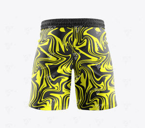 กางเกงขาสั้นชายหาดพิมพ์ลายสไตล์ลำลองรักษ์โลก ผ้าแห้งเร็ว ระบายอากาศได้ดี น้ำหนักเบา ไม่ยับง่าย - Product Image 4