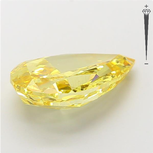 Diamante Cultivado en Laboratorio con Certificación IGI, Corte PEAR MODIFIED de 5.02 CT, Color Amarillo Intenso, Claridad VS1, CVD LG 790646181, ROYAL GEMS - Product Image 2