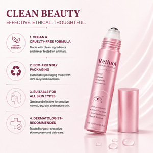 Suero en Roll-on para Ojos con Retinol 20ml, Antienvejecimiento, Hidratante e Iluminador para Ojos, para Todo Tipo de Piel - Product Image 4