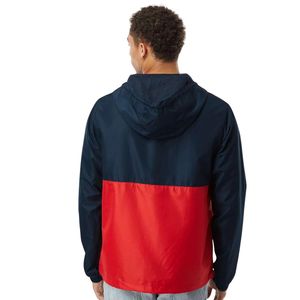 <b>Men's</b> Hooded Anorak Windbreaker <b>Jacket</b> Lightweight Pullover Shell <b>Jacket</b> Breathable Windproof Casual Top for Hiking and Leisure - Product Image 3