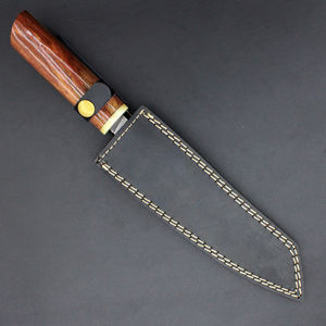 Ensemble de couteaux de chef professionnels en acier Damas fait main, 7 pièces, manche en bois, pour chefs, cuisiniers, couteau de cuisine - Product Image 6