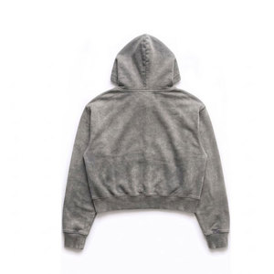 Sudadera con Capucha de Primera Calidad para Hombre, Estilo Urbano Hip Pop, Lisa, Holgada, para Primavera, Otoño e Invierno, Tallas Grandes - Product Image 2