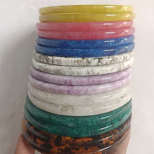 Modern Design Round Resin Bag Handle Beautiful Colorful Design with Stylish Buckle Low Price for High Decorative - Product Image 6